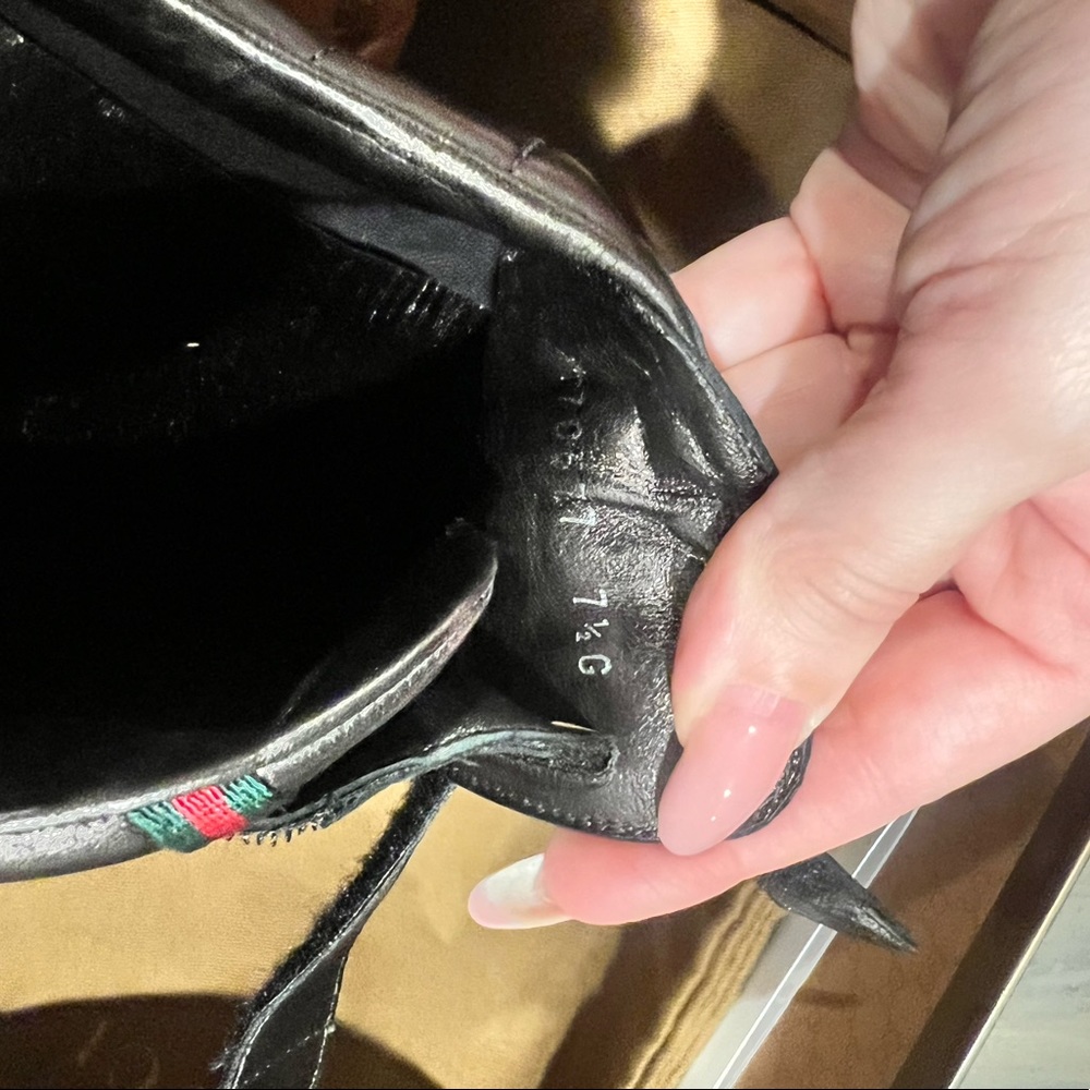 Gucci vintage pell gomma nappa silk sneakers - Picture 6 of 8